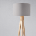 Plain Grey Cloud Lampshade, Warm Grey Ceiling or Table Lamp Shade - Joe’s Haven