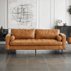 Porto Two Seater Sofa, Real Leather - Joe’s Haven