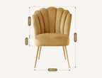 R3 Shell Dining Chair, Velvet - Joe’s Haven