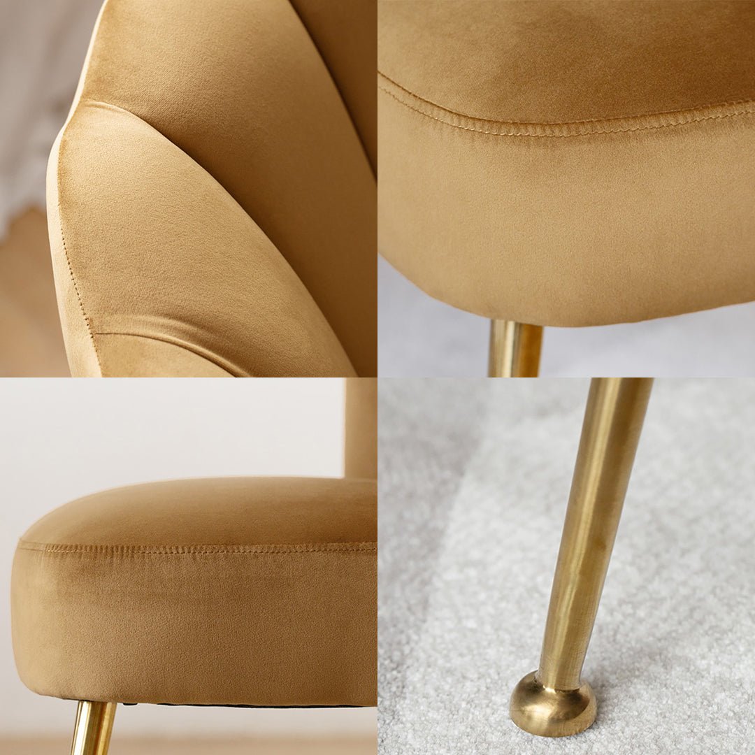 R3 Shell Dining Chair, Velvet - Joe’s Haven