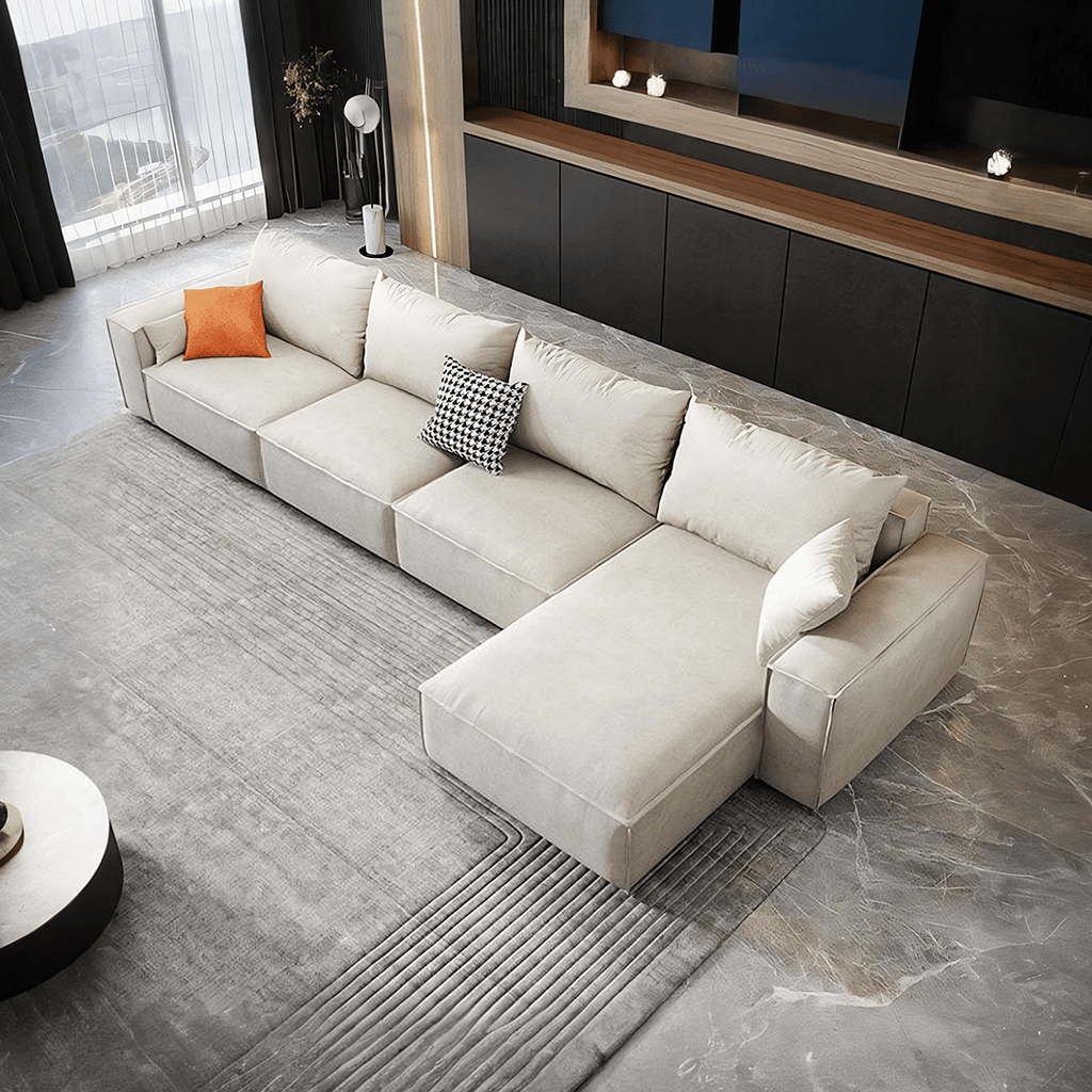R67 Anselm Four Seater, Five Seater Sofa, Corner Sofa, Leathaire - Joe’s Haven