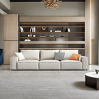 R67 Anselm Three Seater Sofa, Leathaire - Joe’s Haven