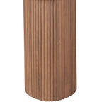 Bundi Natural Marble & Wood Pedestal Coffee Table - Joe’s Haven