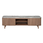 Bundi Natural Marble & Wood Large Tv Cabinet - Joe’s Haven