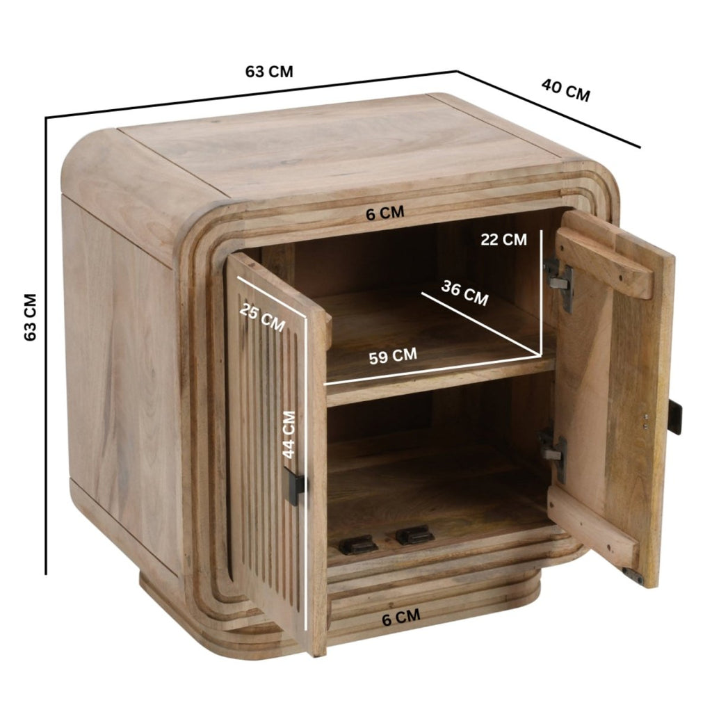 Preston Mango Wood Mini Sideboard - Joe’s Haven