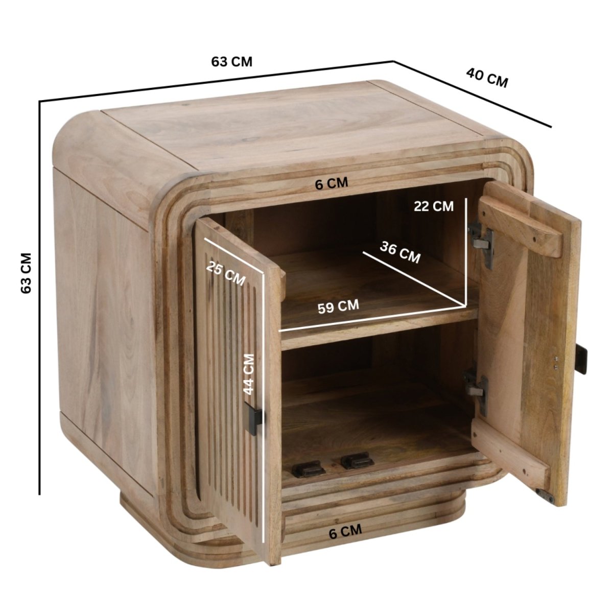 Preston Mango Wood Mini Sideboard - Joe’s Haven