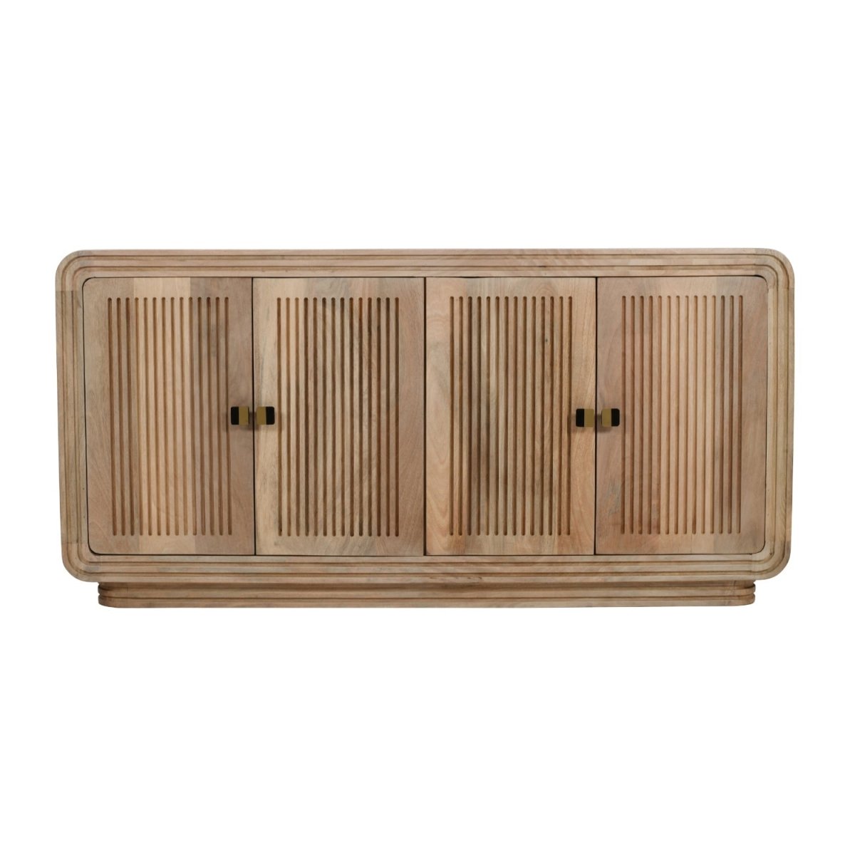 Preston Mango Wood 4 Doors Large Sideboard - Joe’s Haven