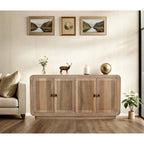 Preston Mango Wood 4 Doors Large Sideboard - Joe’s Haven