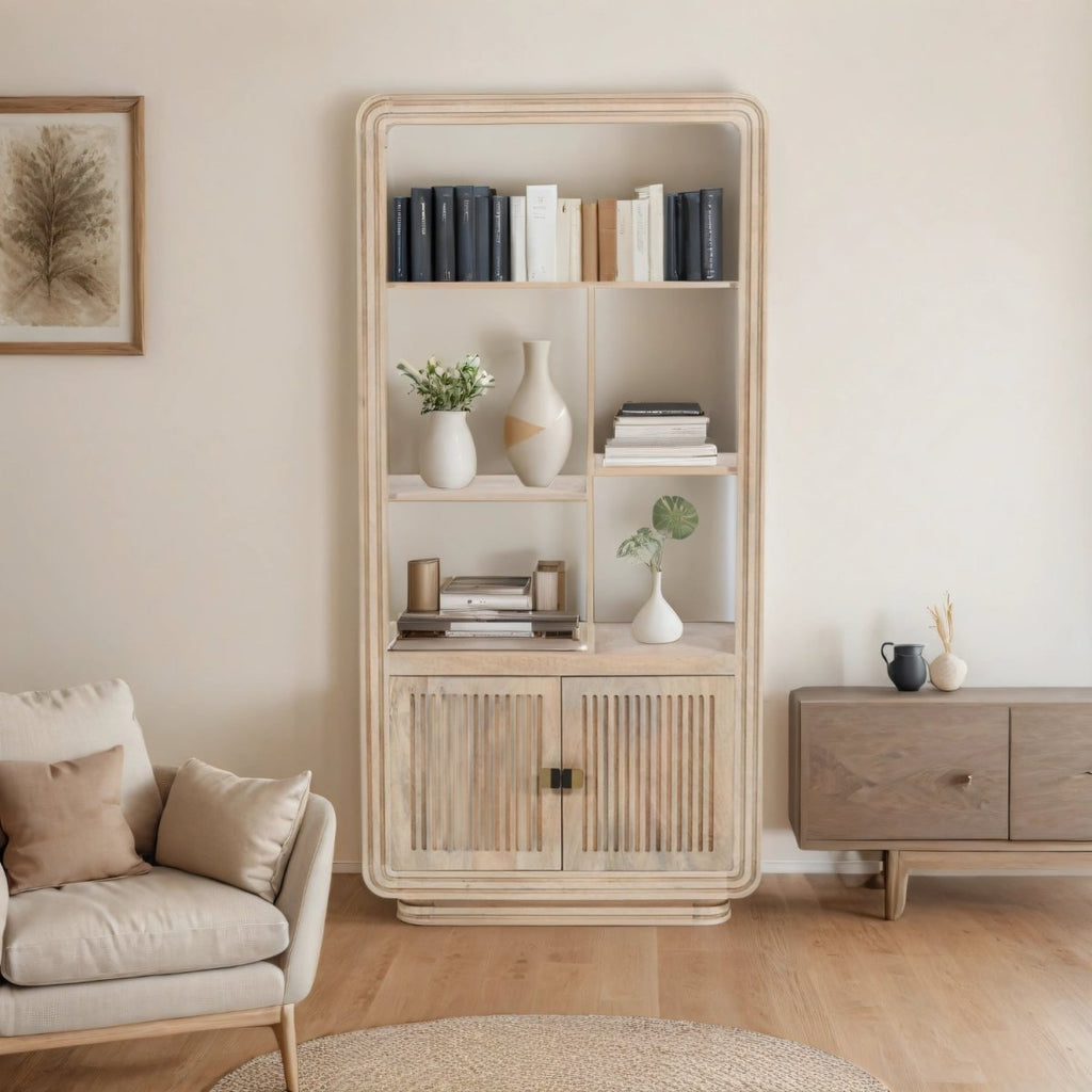 Preston Mango Wood Bookcase - Joe’s Haven