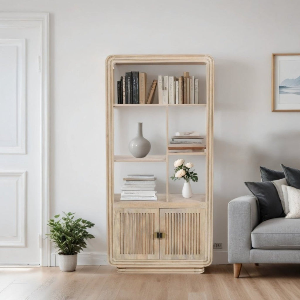 Preston Mango Wood Bookcase - Joe’s Haven
