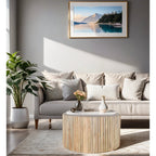 Preston Mango Wood Round Coffee Table - Joe’s Haven