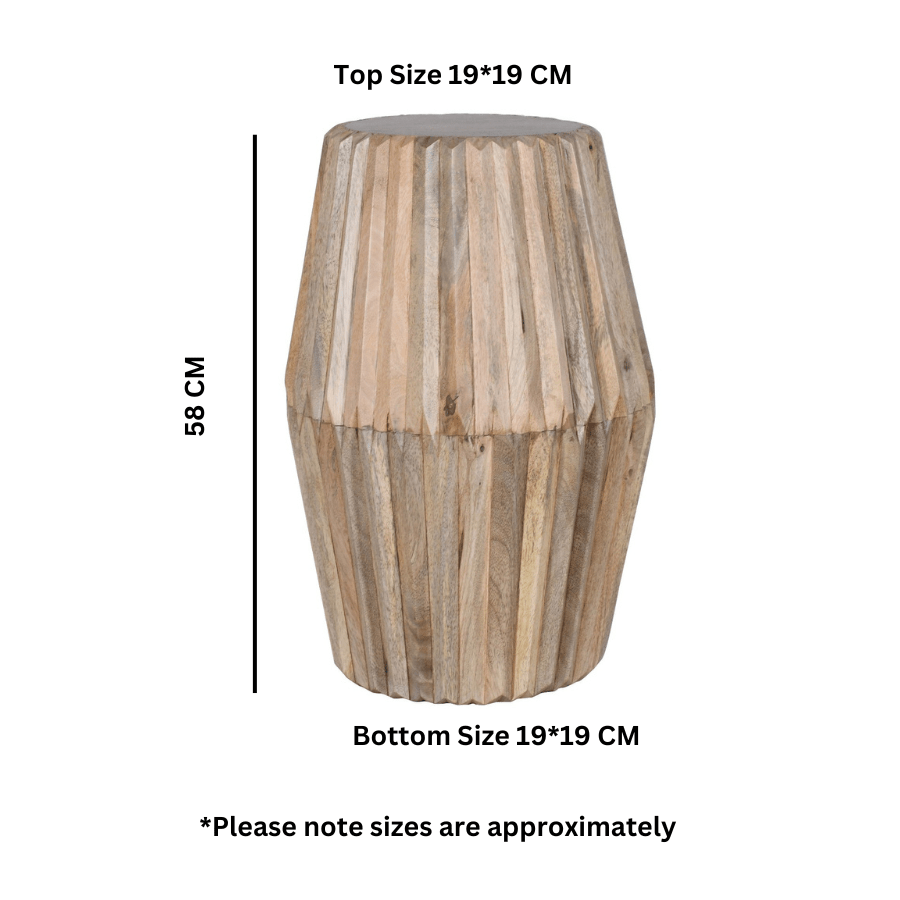 Preston Mango Wood End Table - Joe’s Haven