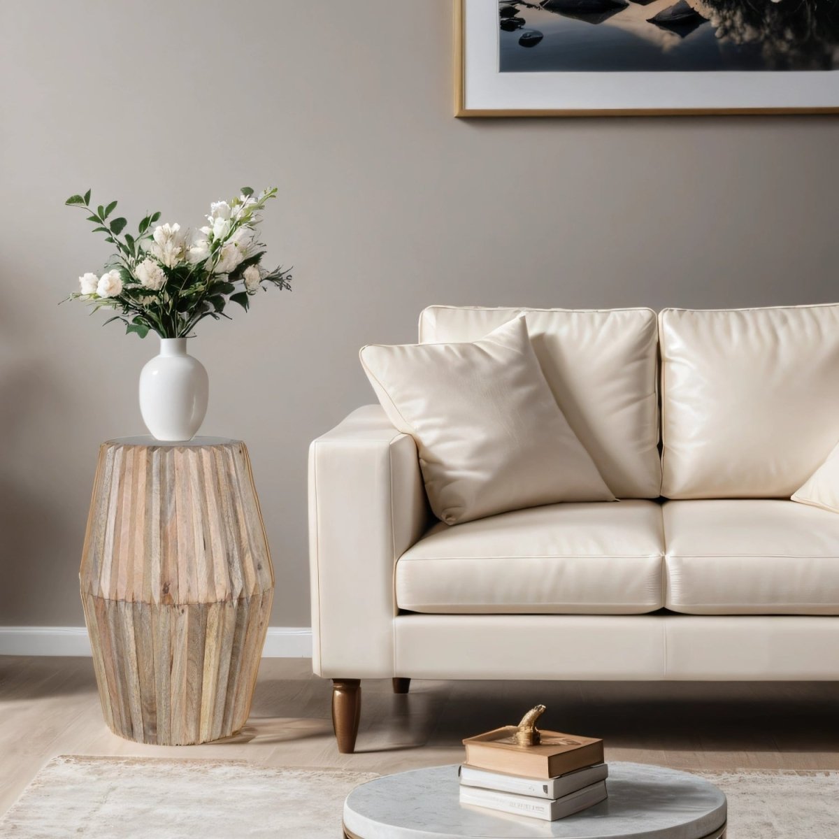 Preston Mango Wood End Table - Joe’s Haven