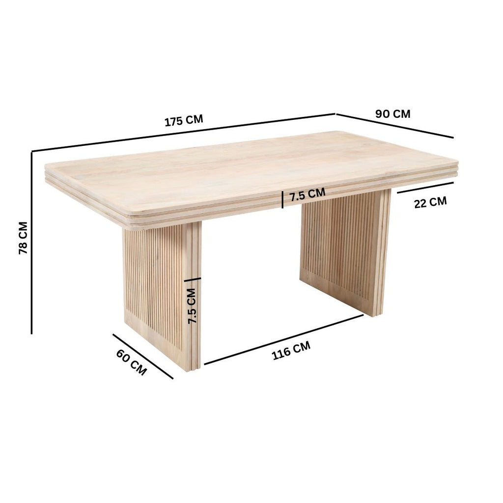 Preston Mango Wood Dining Table - Joe’s Haven