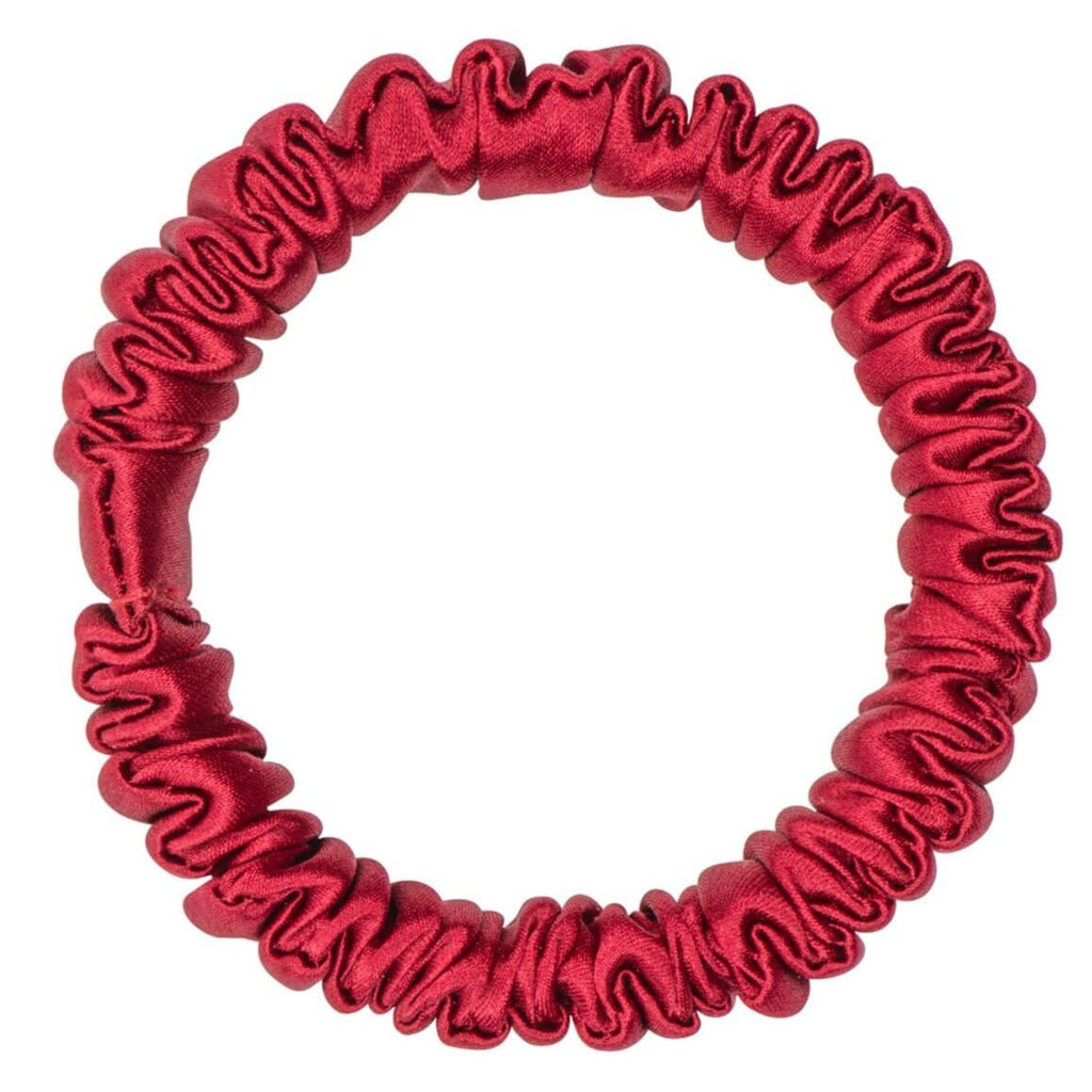 Red Silk Scrunchie - Skinny - Joe’s Haven