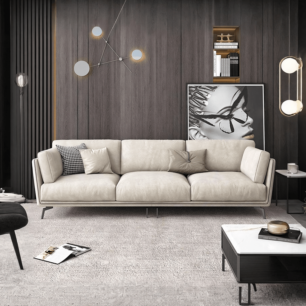 Reynold Two Seater Sofa, Leatheraire - Joe’s Haven