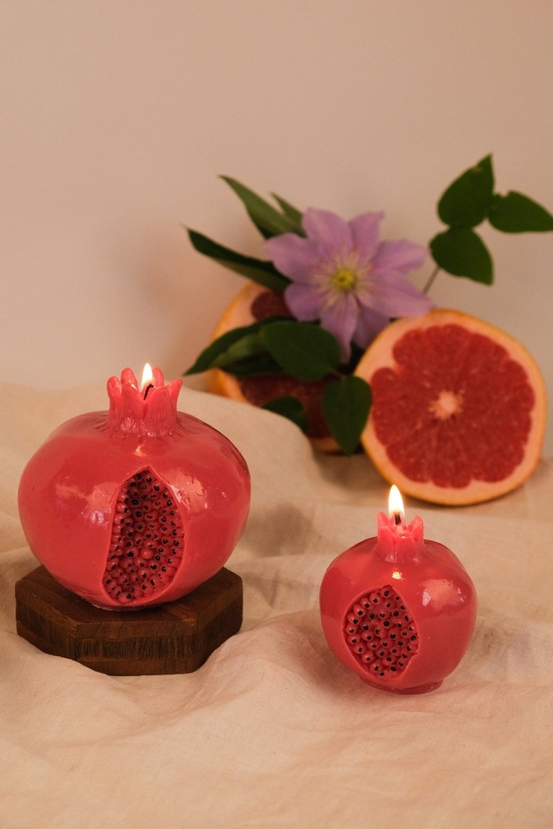 Pomegranate Shaped Candle - Joe’s Haven