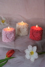 Rose Pillar Candle - Joe’s Haven