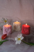 Rose Pillar Candle - Joe’s Haven