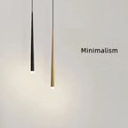 Sleek Drop Pendant Light - LED Integrated Adjustable Height Warm Light - Joe’s Haven
