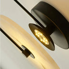 Disc Texture Marble Wall Lamp - Warm LED Light Modern Home Decor - Joe’s Haven