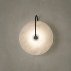 Disc Texture Marble Wall Lamp - Warm LED Light Modern Home Decor - Joe’s Haven