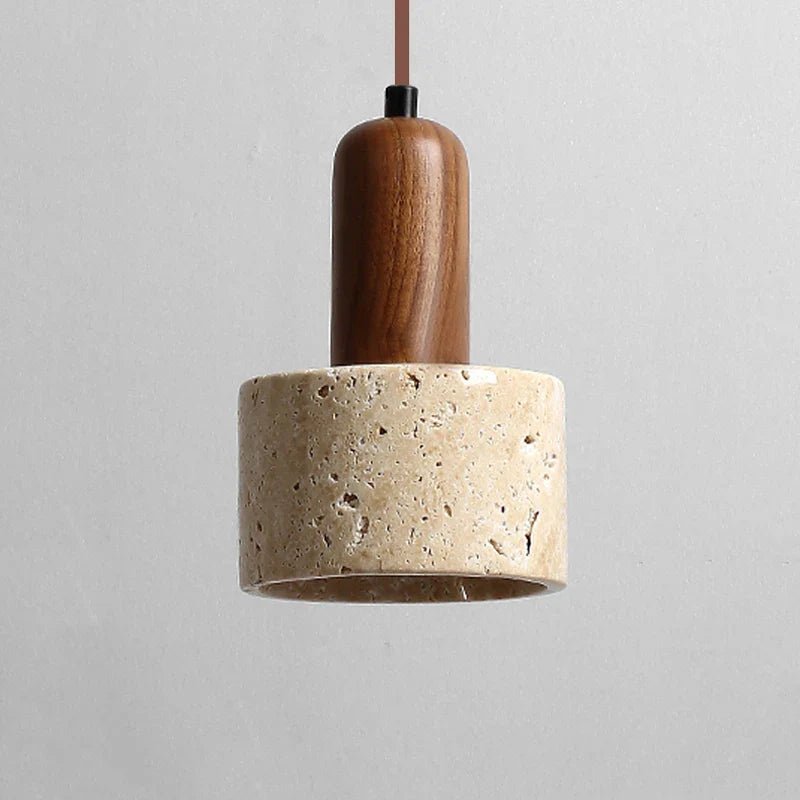 Travertine Pendant Light Beige Brown Kitchen Island Ceiling Light - Joe’s Haven