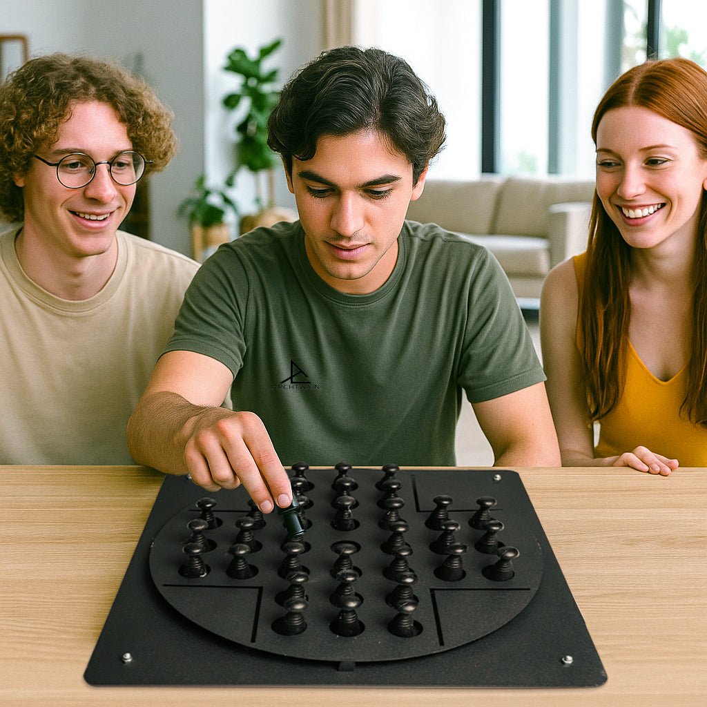 Peg Solitaire Black Wall Game - Joe’s Haven