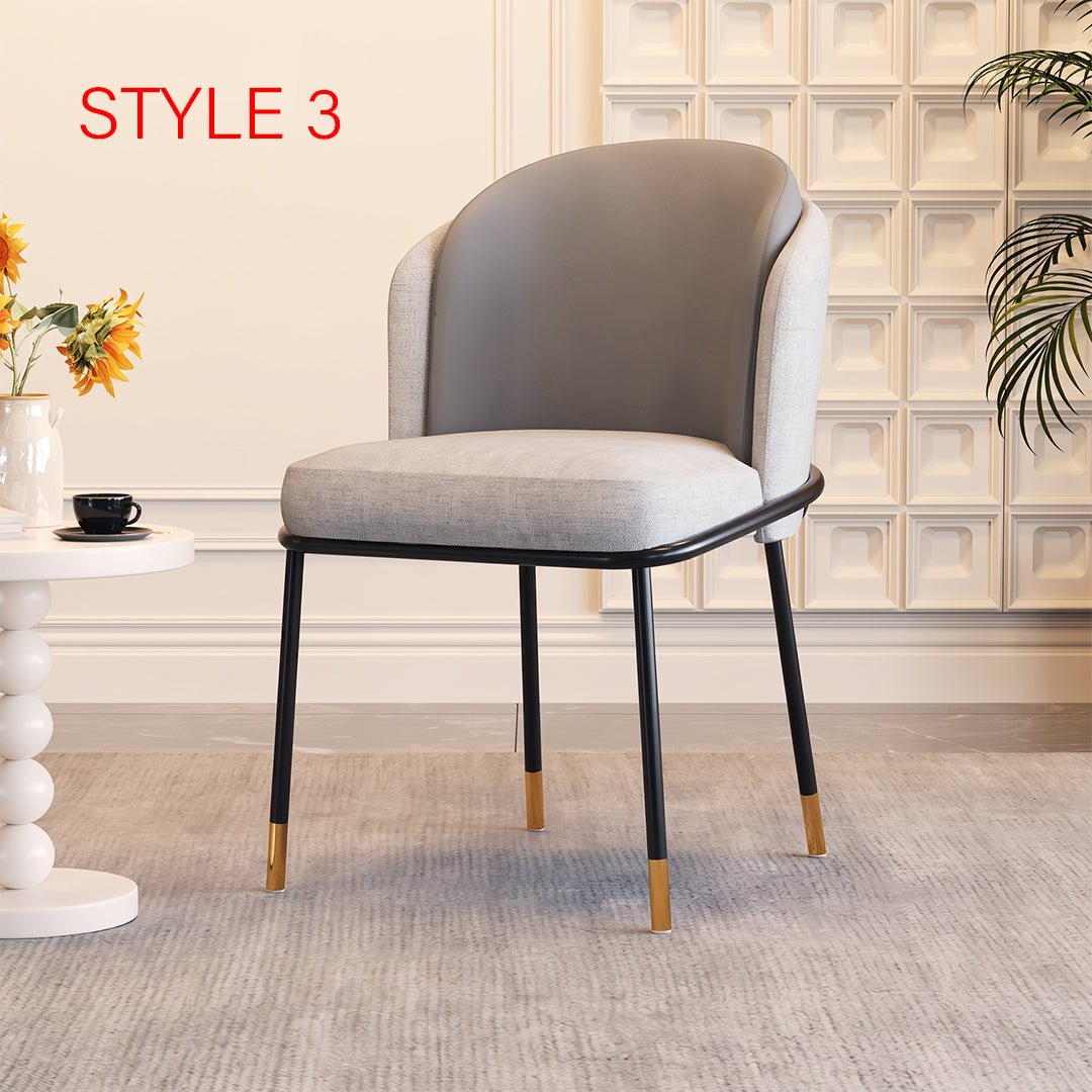 A Set of 2 Ratley Dining Chair, Linen - Joe’s Haven