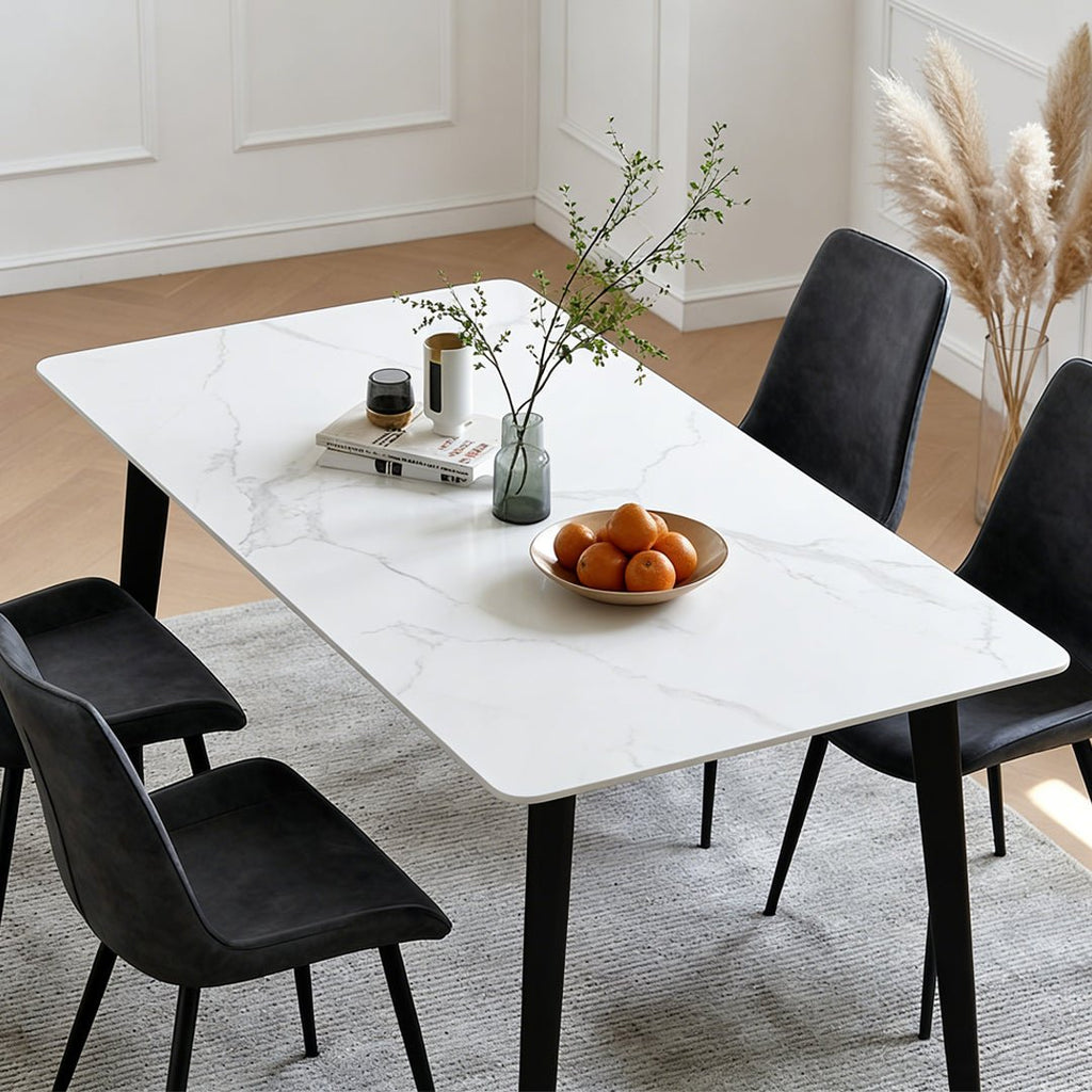 Samirah Dining Table, Sintered Stone - Joe’s Haven