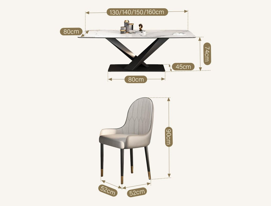 Sanders Dining Table, Sintered Stone - Joe’s Haven