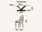Sanders Dining Table, Sintered Stone - Joe’s Haven
