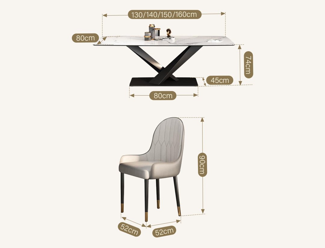 Sanders Dining Table, Sintered Stone - Joe’s Haven