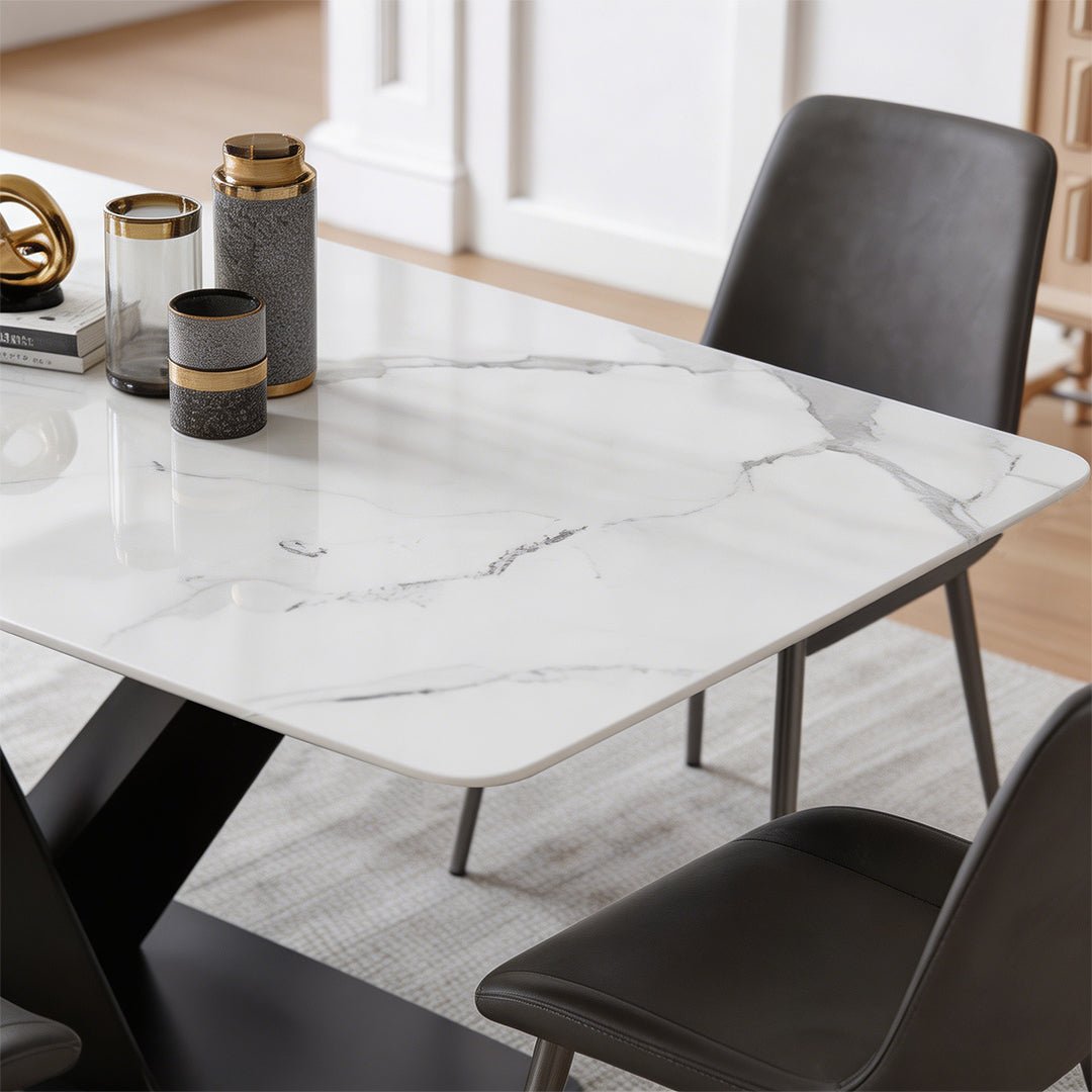 Sanders Dining Table, Sintered Stone - Joe’s Haven