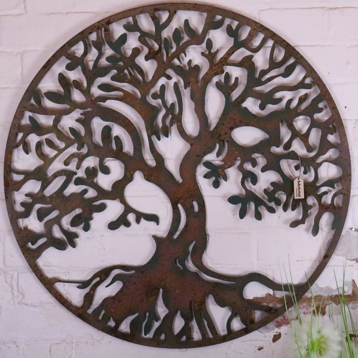 Sarvani Tree Metal Garden Wall Art 80cm - Joe’s Haven