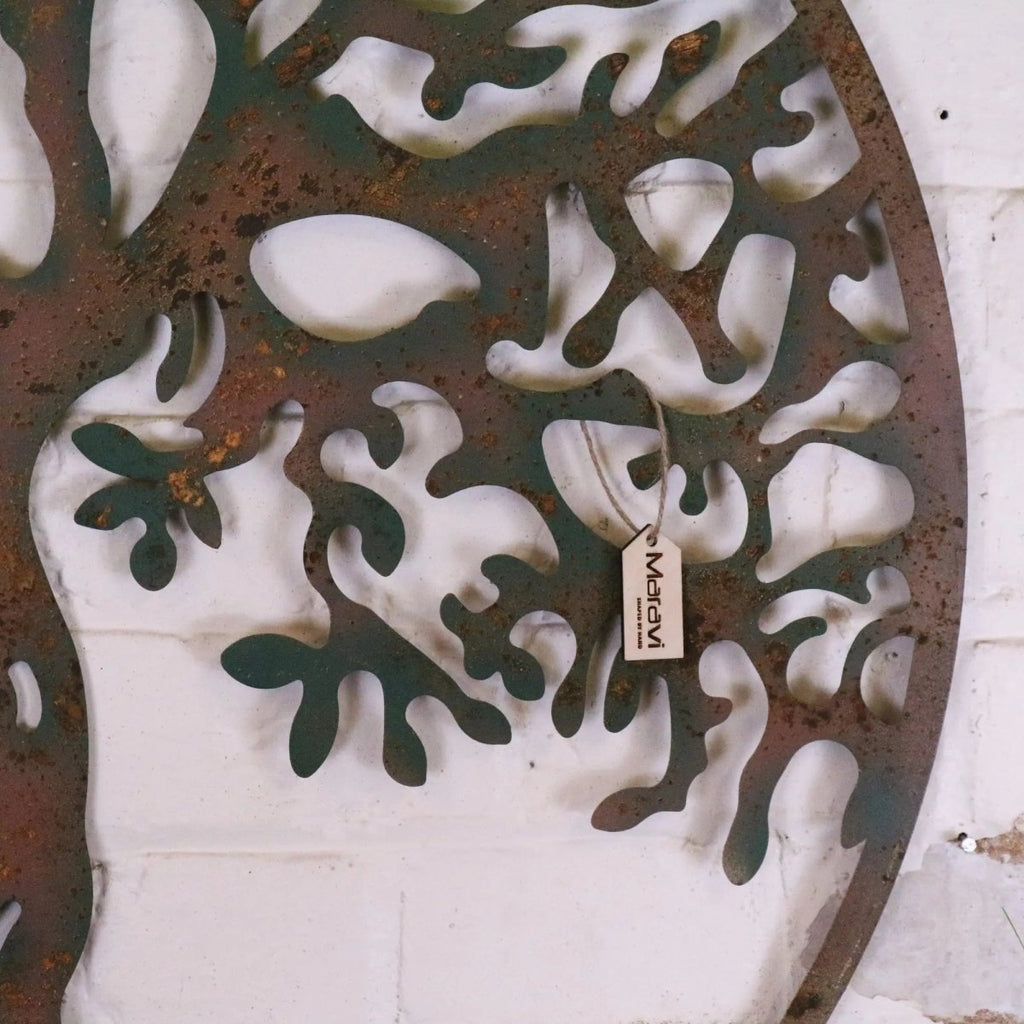 Sarvani Tree Metal Garden Wall Art 80cm - Joe’s Haven