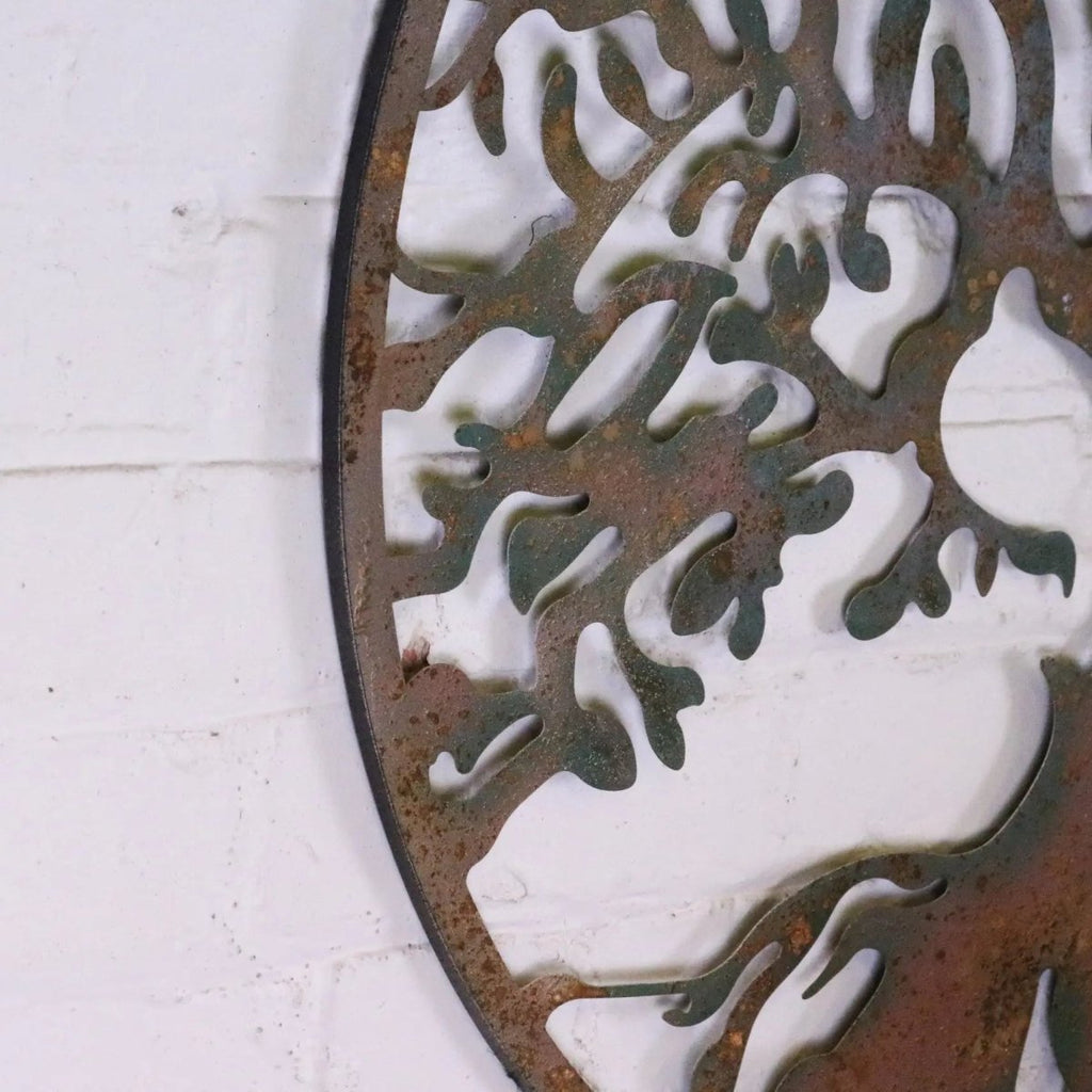 Sarvani Tree Metal Garden Wall Art 80cm - Joe’s Haven