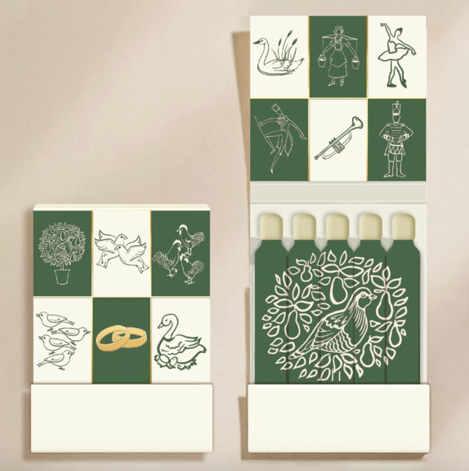 12 Days of Christmas Matchbok - Joe’s Haven