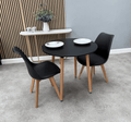 Jamie Lorenzo Halo Round Dining Set of 2 - Joe’s Haven