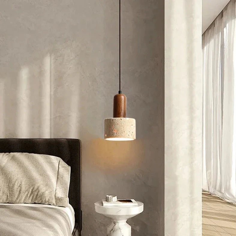 Travertine Pendant Light Beige Brown Kitchen Island Ceiling Light - Joe’s Haven