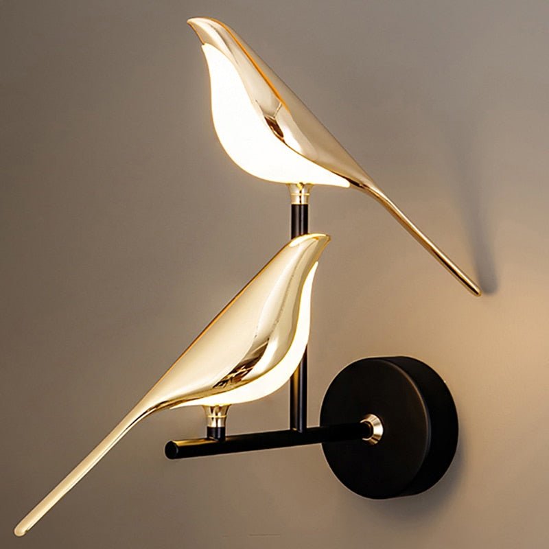 Double Chirpy LED Bird Nursery Wall Light - Hardwired Ambient - Joe’s Haven