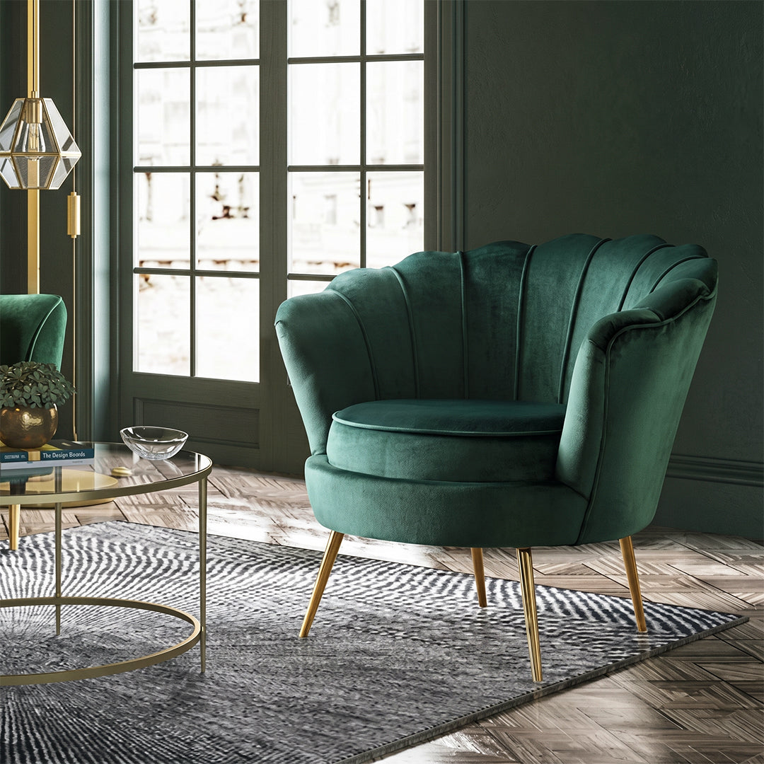 Shell Armchair, Velvet