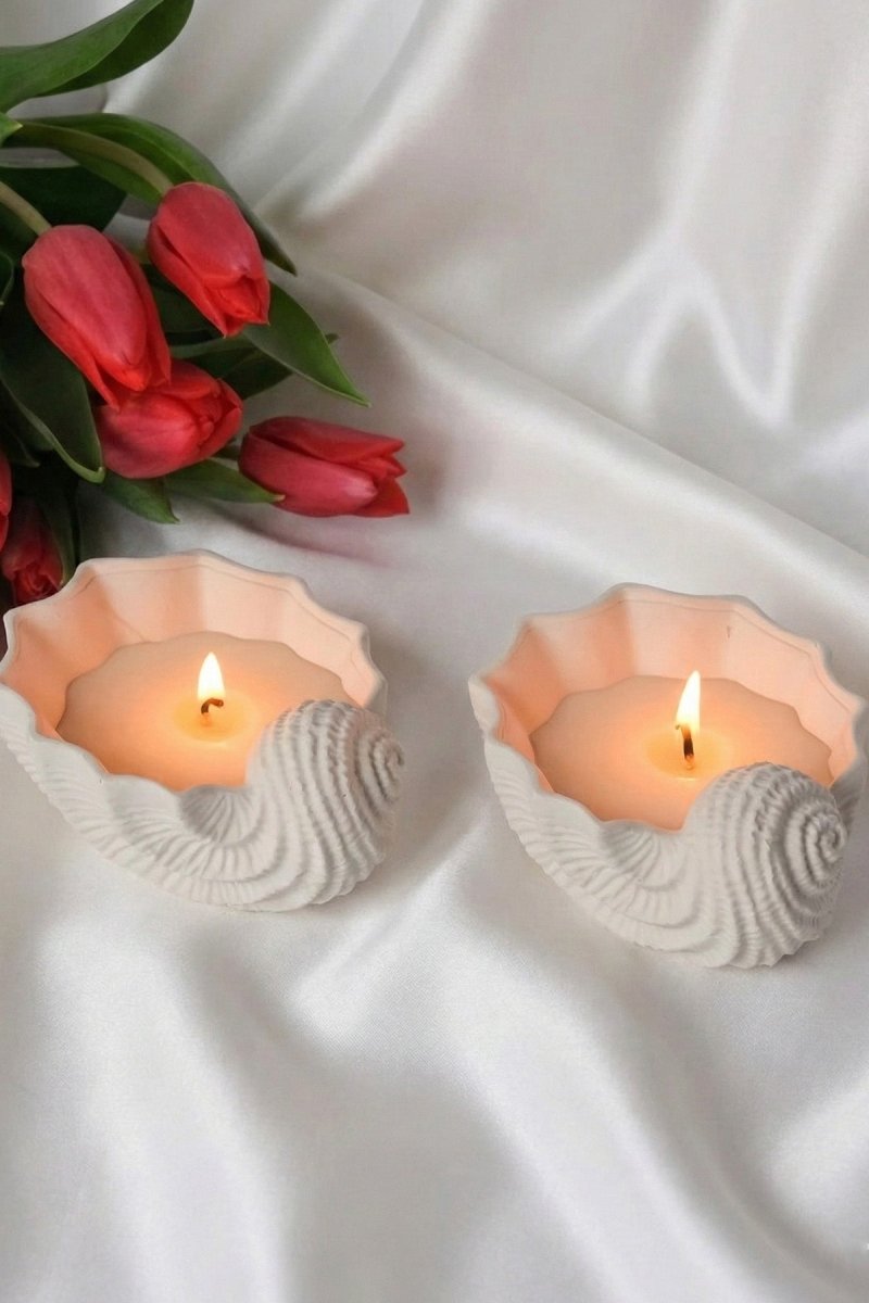 Seashell Shaped Candle - Scented - Joe’s Haven