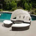Shelly Patio Outdoor Sectional Sofa Set With Rattan Daybed Sunbed - Joe’s Haven