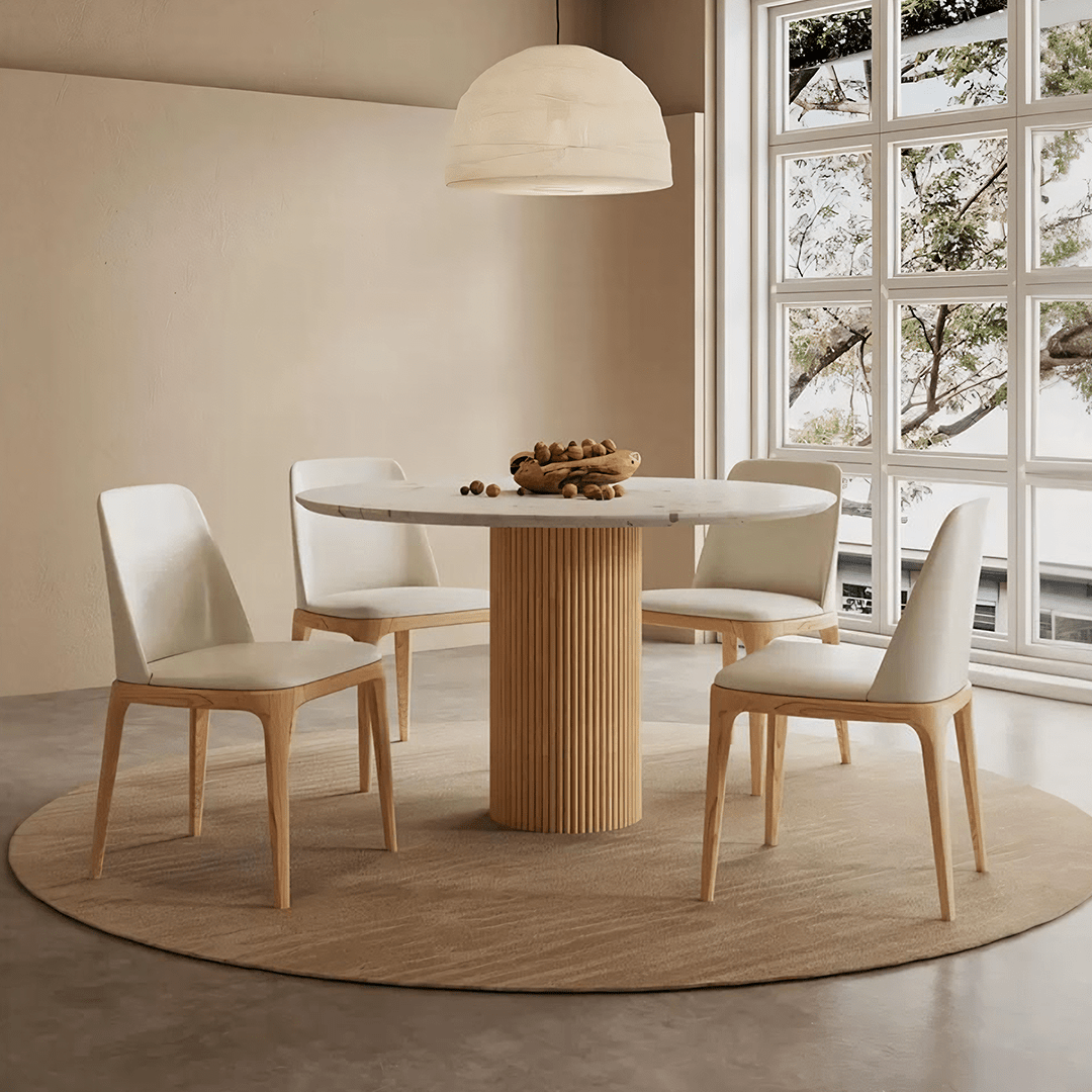 A Set of 2 Sienna Dining Chairs, White - Joe’s Haven