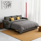 Gabriel Two Seater Sofa Bed, Linen - Joe’s Haven