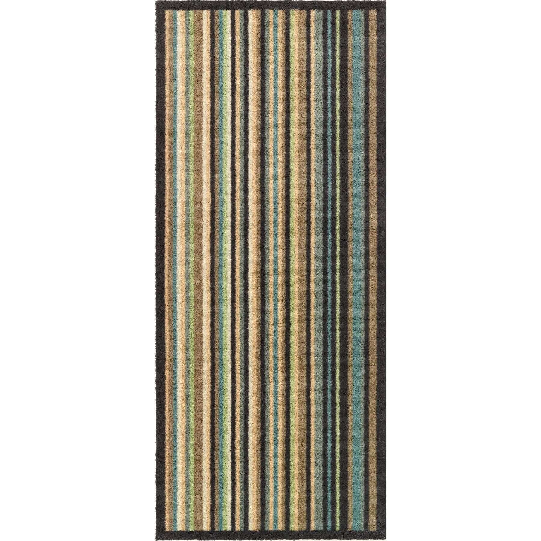 Eco-Friendly Washable Striped Mat