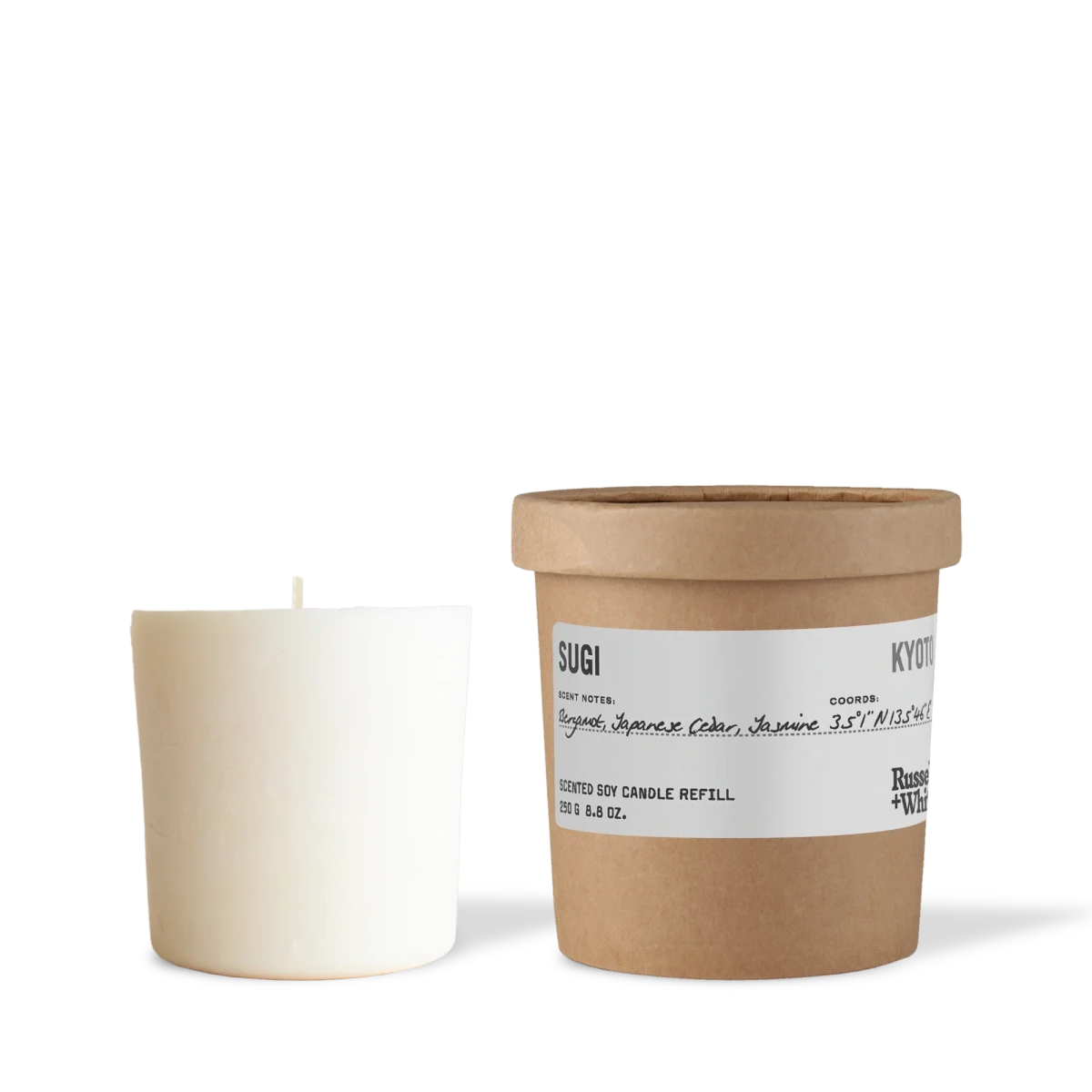 Sugi Scented Candle Refill - Joe’s Haven