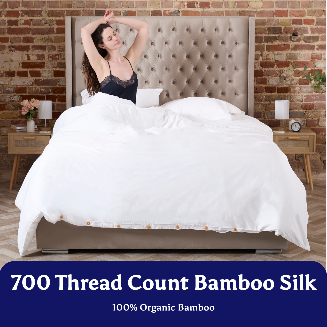 100% Organic Bamboo Flat Bed Sheets