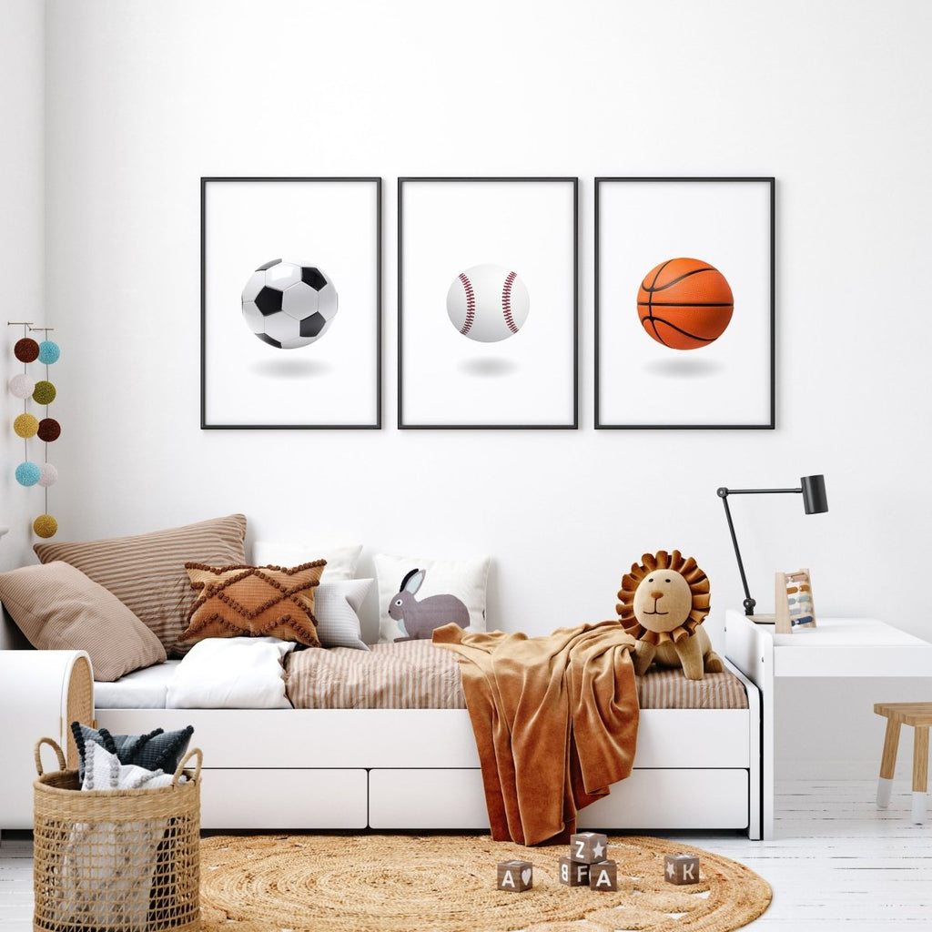 Prints For Children's Bedrooms | Set of 3 Pop Wall art Prints - Joe’s Haven